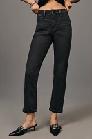 Pilcro Mid-Rise Slim Straight-Leg Slouch Jeans