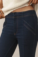 Pilcro Puddle Mid-Rise Flare Jeans