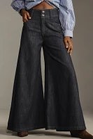 Pilcro Dramazzo Mid-Rise Ultra Wide-Leg Jeans