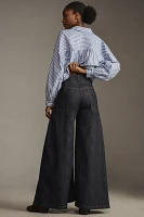 Pilcro Dramazzo Mid-Rise Ultra Wide-Leg Jeans