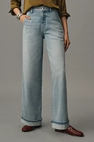 Pilcro Mason High-Rise Relaxed Gaucho Ankle Jeans