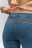 Pilcro Rainbow High-Rise Bootcut Jeans