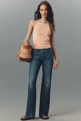 Pilcro Low-Rise Flared Jeans
