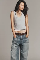 The Jenna Mid-Rise Relaxed Jeans by Pilcro