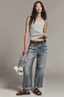 The Jenna Mid-Rise Relaxed Jeans by Pilcro
