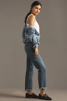 FRAME Le Mec High-Rise Straight-Leg Jeans