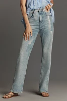 Scotch & Soda The Glow High-Rise Bootcut Jeans