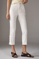 Maeve Slim Cuffed Crop Jeans