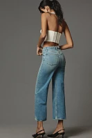 RE/DONE High-Rise Wide-Leg Crop Jeans