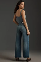 RE/DONE High-Rise Wide-Leg Crop Jeans