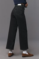 RE/DONE High-Rise Crop Wide-Leg Jeans