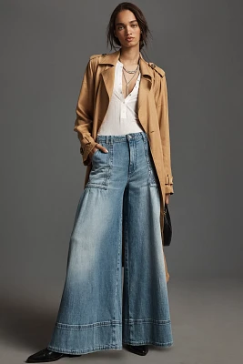 Pilcro High-Rise Wide-Leg Jeans