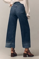 Pilcro Tailored Rework High-Rise Wide-Leg Jeans