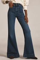 Maeve High-Rise Mega-Flare Jeans