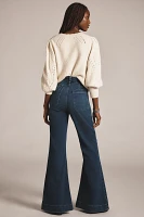 Maeve High-Rise Mega-Flare Jeans