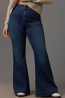 Maeve High-Rise Mega-Flare Jeans