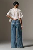 Pilcro Low-Rise Wide-Leg Jeans