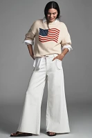 Pilcro High-Rise Wide-Leg Trouser Jeans