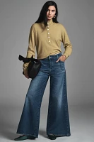 Pilcro High-Rise Wide-Leg Trouser Jeans