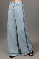 Outland Denim Leigh Mid-Rise Wide-Leg Jeans