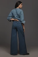 Outland Denim Leigh Mid-Rise Wide-Leg Jeans