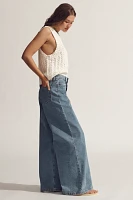 Outland Denim Cayley Mid-Rise Wide-Leg Jeans