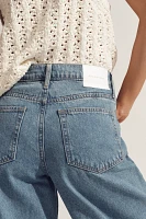 Outland Denim Cayley Mid-Rise Wide-Leg Jeans