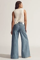 Outland Denim Cayley Mid-Rise Wide-Leg Jeans