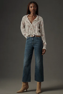 7 For All Mankind Alexa High-Rise Crop Wide-Leg Jeans