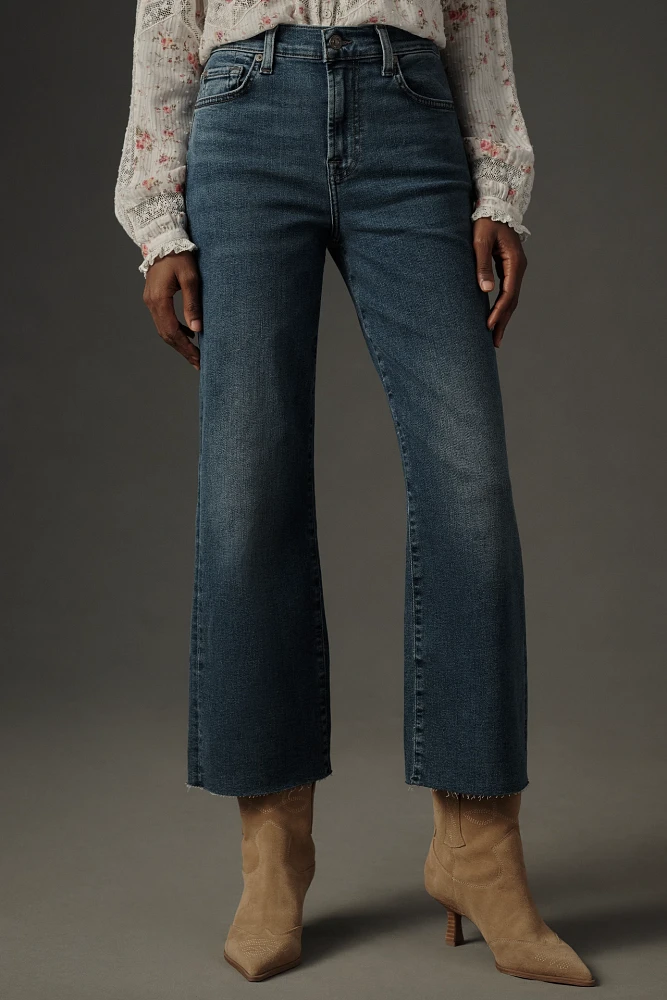 7 For All Mankind Alexa High-Rise Crop Wide-Leg Jeans