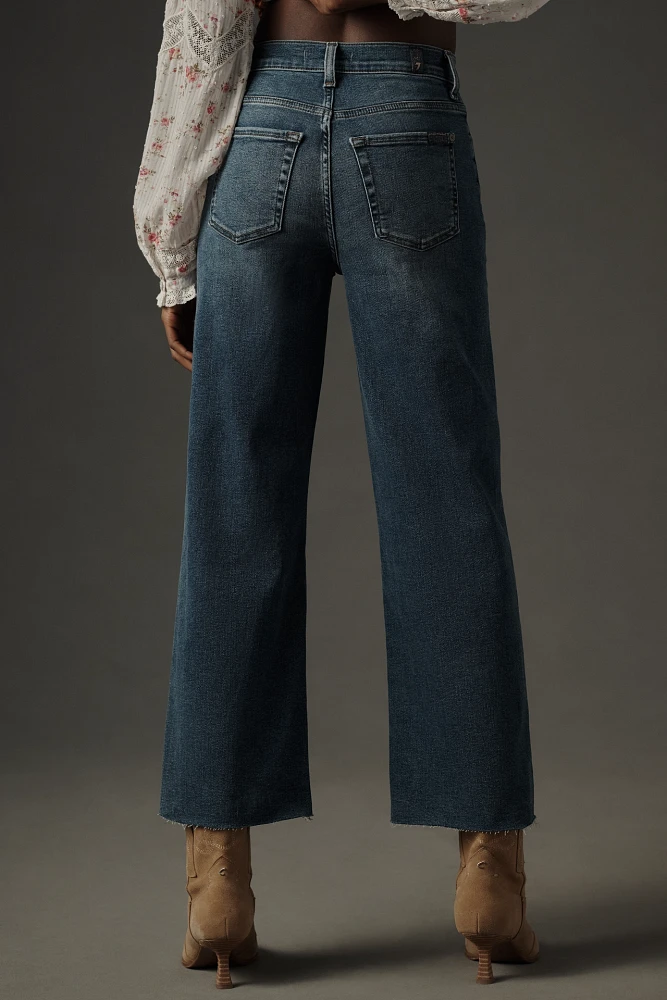 7 For All Mankind Alexa High-Rise Crop Wide-Leg Jeans