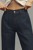 7 For All Mankind Lotta High-Rise Wide-Leg Jeans
