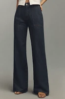 7 For All Mankind Lotta High-Rise Wide-Leg Jeans