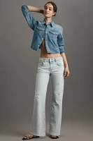 7 For All Mankind Calie Mid-Rise Straight-Leg Jeans