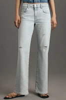 7 For All Mankind Calie Mid-Rise Straight-Leg Jeans