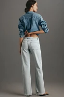 7 For All Mankind Calie Mid-Rise Straight-Leg Jeans