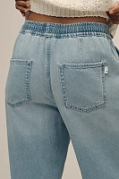 7 For All Mankind High-Rise Wide-Leg Pull-On Jeans