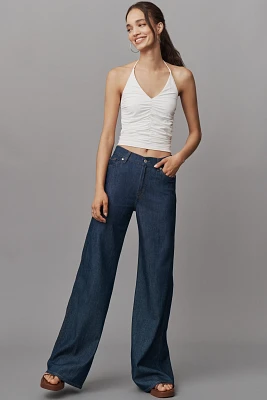 7 For All Mankind Lotta High-Rise Wide-Leg Jeans