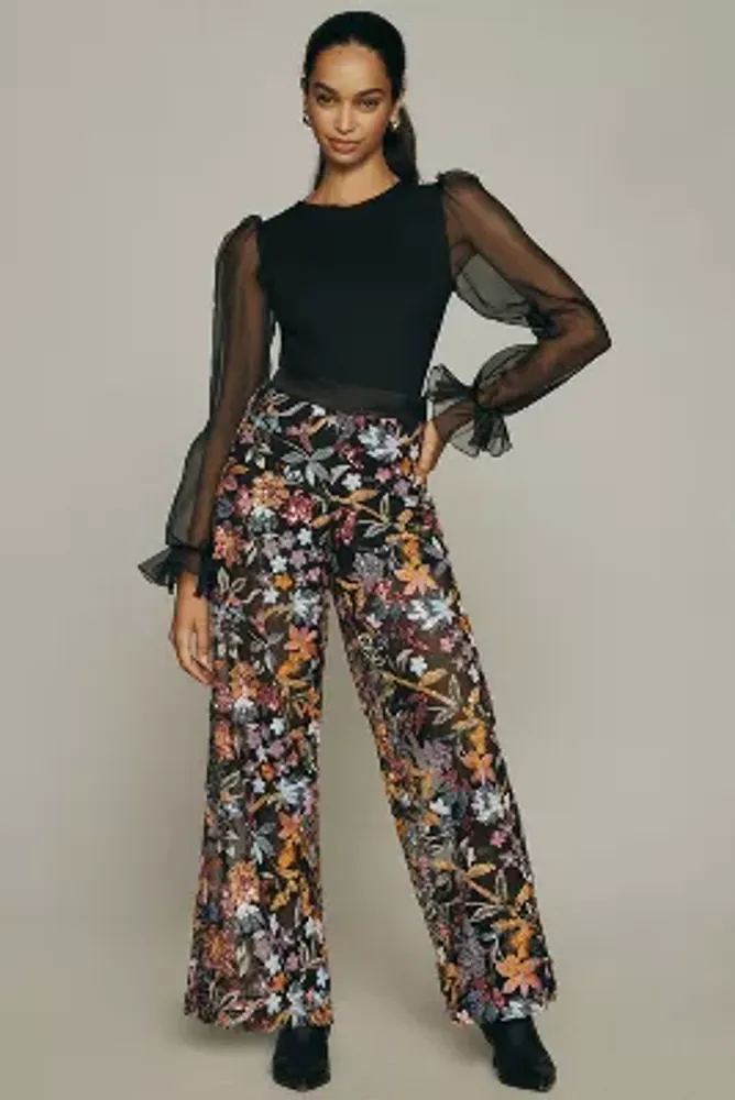 Lotus high-waist straight-leg trousers | Nafsika Skourti | Eraldo.com