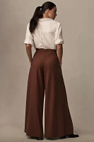 Corey Lynn Calter Pinstripe Wide-Leg Trousers