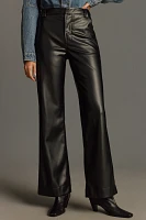 Joe's Jeans The Mia High-Rise Wide-Leg Faux-Leather Pants