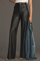 PAIGE Sasha Faux Leather Straight-Leg Pants