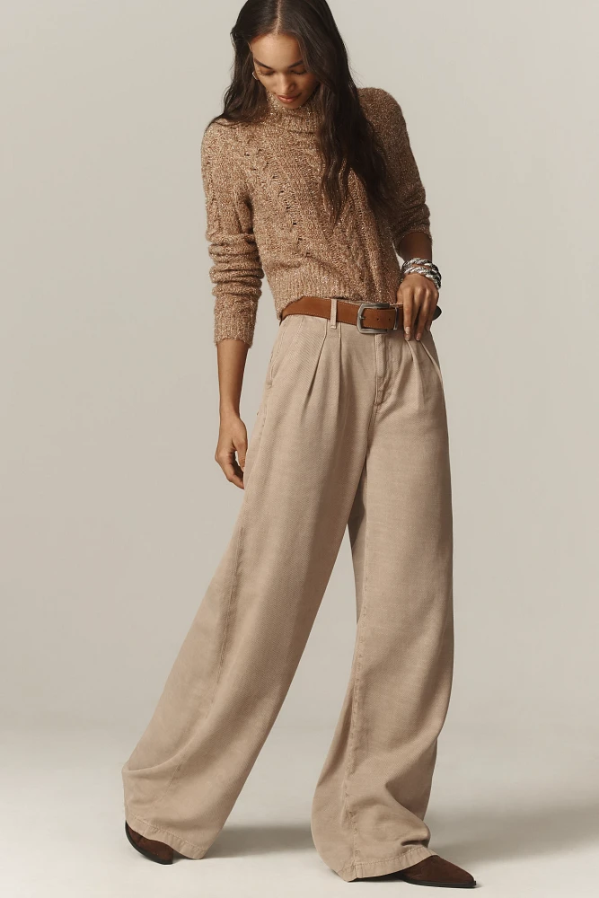 PAIGE Aurora Pleated Trousers