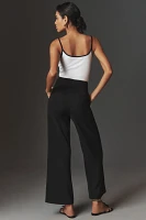 Bishop + Young Belted Wide-Leg Trouser Pants