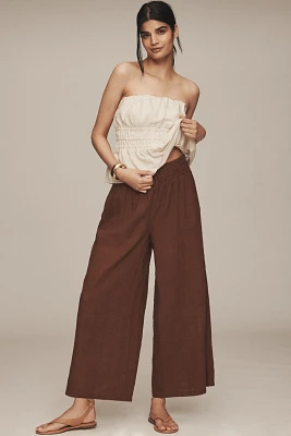 The @heynasreen Somerset Linen Blend Pull-On Pants