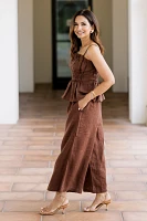 The @heynasreen Somerset Linen Blend Pull-On Pants