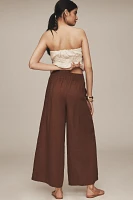 The @heynasreen Somerset Linen Blend Pull-On Pants