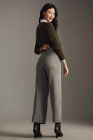 The Colette Cropped Wide-Leg Pants by Maeve: Sweater Edition