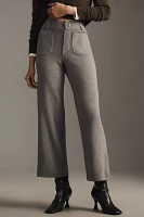 The Colette Cropped Wide-Leg Pants by Maeve: Sweater Edition