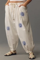 Pilcro The Slacker Embroidered Parachute Pants